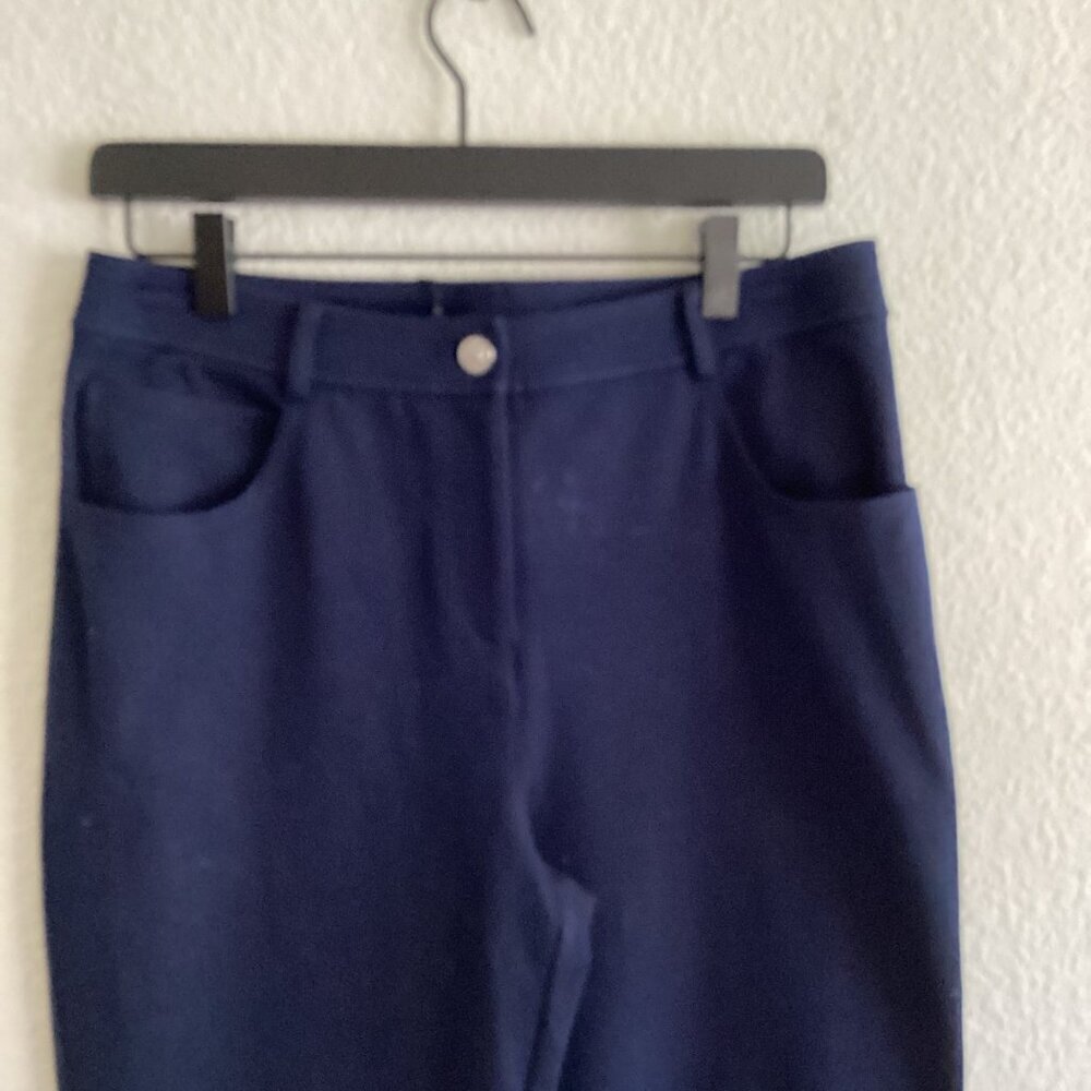 St. John Marie Blue Stretch Pants – Size 6 (NWT) - Picture 4 of 10